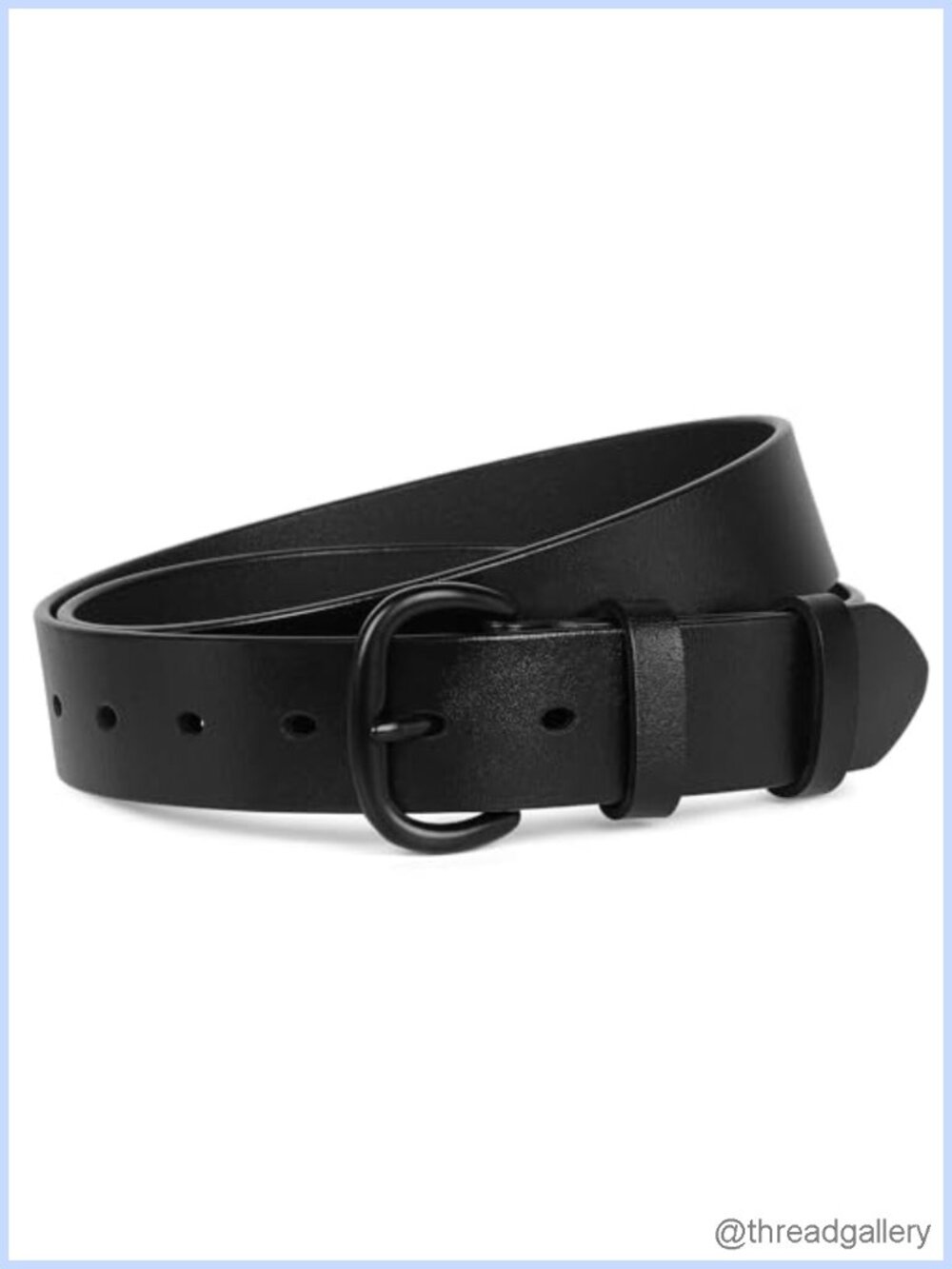 Women's PU Leather Belt Low-Profile Classic Casual Jeans Pants